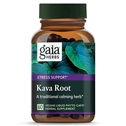 Gaia Herbs Kava Kava Root- Vegan Liquid Capsules- 60 Count - For Emotional Balance- Calm Relaxation- Ecologically Harvested from Vanuatu- Guaranteed Potency 75mg Active Kavalactones Gaia Herbs Kava Kava Root- Vegan Liquid Capsules- 60 Count - For Emotional Balance- Calm Relaxation- Ecologically Harvested from Vanuatu- Guaranteed Potency 75mg Active Kavalactones
