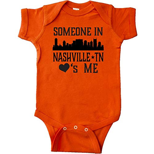 inktastic Nashville Tennessee Someone Loves Me Infant Creeper 12 Months Orange inktastic Nashville Tennessee Someone Loves Me Infant Creeper 12 Months Orange