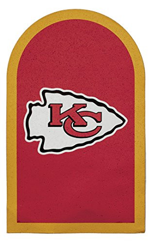 Applied Icon NFL Kansas City Chiefs Mailbox Door Logo Decal- Red- 8.125inch x 5inch