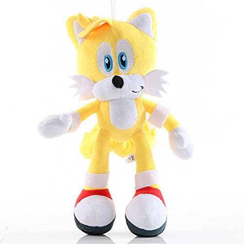 PEDEIECL Sonic Plush 11inch Hedgehog Toy- Classic Hedgehog Plush Doll-Soft Stuffed Plush Pillow Toy for Fans -Yellow- PEDEIECL Sonic Plush 11inch Hedgehog Toy- Classic Hedgehog Plush Doll-Soft Stuffed Plush Pillow Toy for Fans -Yellow-
