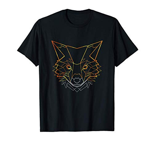 Fox Polygon Animal Foxes Gift T-Shirt