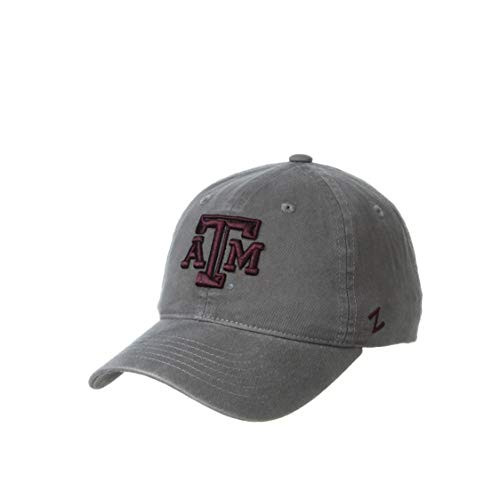 NCAA Texas A and M Aggies Mens Adjustable Scholarship Hat Charcoal- Texas A and M Aggies Charcoal- Adjustable