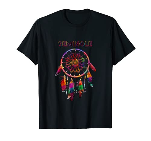 Seminole Native American Indian Colorful Dreamcatcher Tribal T-Shirt
