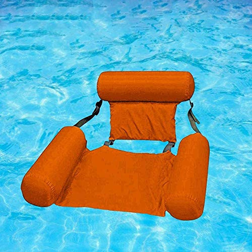 DOCHI Queen Inflatable Swimming Floating Chair- Pool Floats Adult- Inflatable Water Floating Hammock- Swimming Pool Float Lounge Hammock Chair Portable Water Hammock Rafts Floating Chair -Orange- DOCHI Queen Inflatable Swimming Floating Chair- Pool Floats Adult- Inflatable Water Floating Hammock- Swimming Pool Float Lounge Hammock Chair Portable Water Hammock Rafts Floating Chair -Orange-