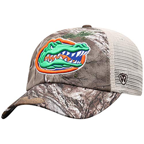 Top of the World Florida Gators Men's Adjustable Two Tone Camo Stock Mesh Icon hat- Adjustable