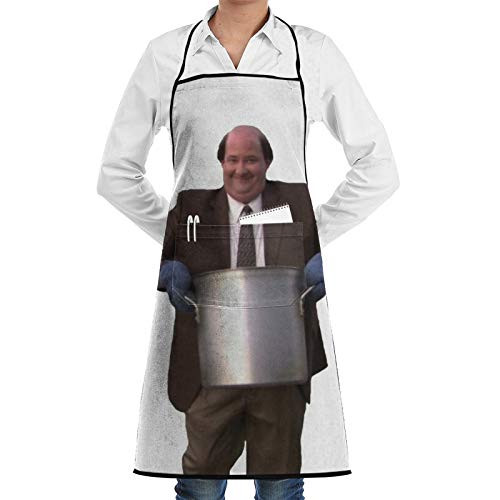 Taixing Office Meme Kevin's Chili Aprons for Women Men with Pockets for Kitchen Cooking