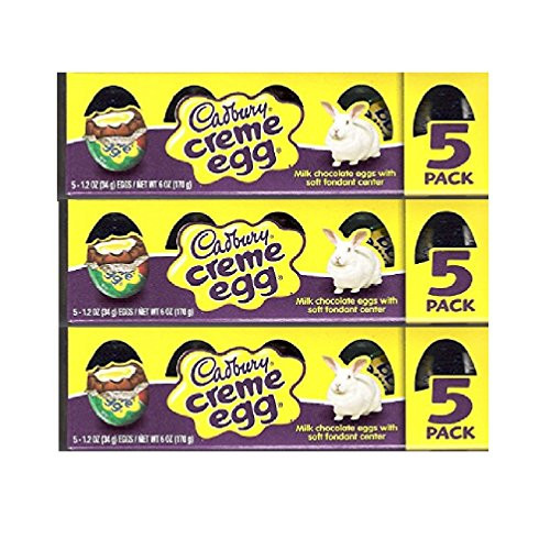 Cadbury chocolates sold by The Yummy Palette Creme Eggs 5 Count -Pack of 3- Cadbury chocolates sold by The Yummy Palette Creme Eggs 5 Count -Pack of 3-