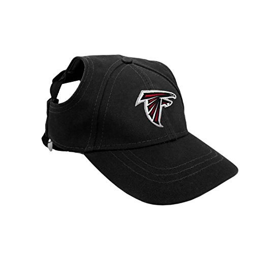 Littlearth NFL Atlanta Falcons Pet Baseball Hat- Large- Team Color
