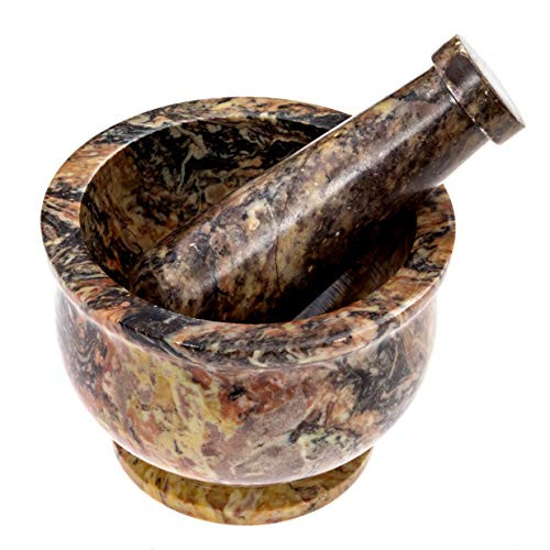 Soapstone Mortar and Pestle -Natural Stone-