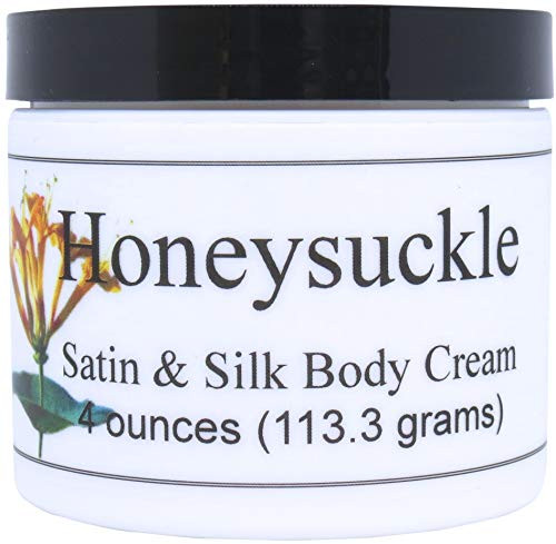 Honeysuckle Satin and Silk Cream- Body Cream- Body Lotion- 4 oz