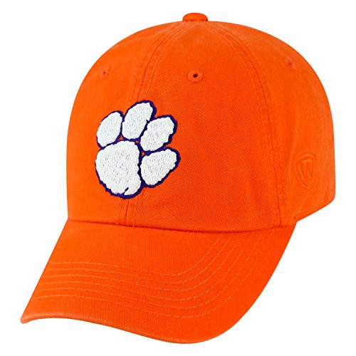 Top of the World NCAA Mens College Town Crew Adjustable Cotton Crew Hat Cap-Clemson Tigers-Orange