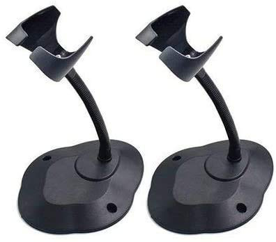 Adjustable Barcode Scanner Stand- SHONCO Hands Free Barcode Scanning Bar-Code Reader Cradle Holder Adjustable Goose Neck Stand for Symbol Scanner Barcode Scanner Scan Gun Label Reader 2Pack