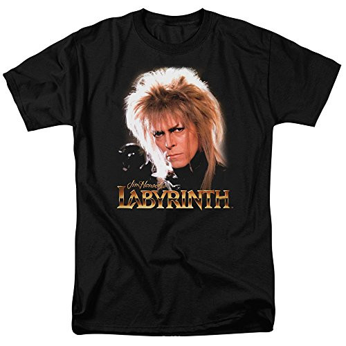 Popfunk Labyrinth Jareth David Bowie T Shirt -Black- Small