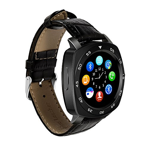 TechComm DM87 Smart Watch with Camera GSM Unlocked Bluetooth Pedometer
