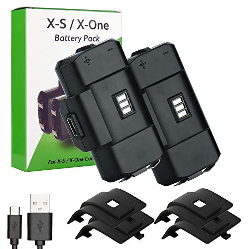 Controller Battery Pack for Xbox Series X|S- Xbox One/One X/One S Elite- 2 Pack 1100mAh Rechargeable Battery Pack for Xbox Series X/Xbox Series S/Xbox One/Xbox One X/Xbox One S Elite Controller Controller Battery Pack for Xbox Series X|S- Xbox One/One X/One S Elite- 2 Pack 1100mAh Rechargeable Battery Pack for Xbox Series X/Xbox Series S/Xbox One/Xbox One X/Xbox One S Elite Controller