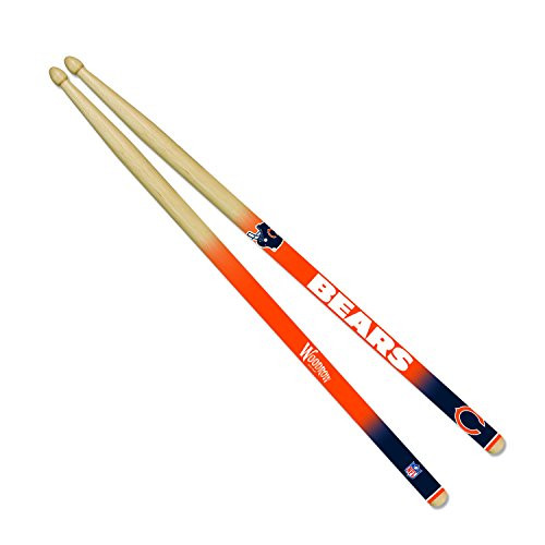 Woodrow Guitar by The Sports Vault NFL Chicago Bears Drum Sticks - 16inch Woodrow Guitar by The Sports Vault NFL Chicago Bears Drum Sticks - 16inch