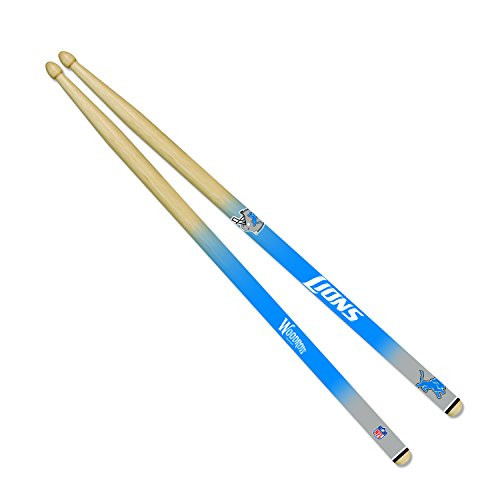 Woodrow Guitar by The Sports Vault NFL Detroit Lions Drum Sticks Woodrow Guitar by The Sports Vault NFL Detroit Lions Drum Sticks