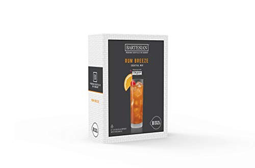 Bartesian Rum Breeze Cocktail Mixer Capsules- Pack of 8 Cocktail Capsules- for Bartesian Premium Cocktail Maker -55421- Bartesian Rum Breeze Cocktail Mixer Capsules- Pack of 8 Cocktail Capsules- for Bartesian Premium Cocktail Maker -55421-