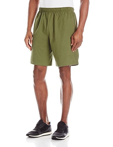 Soffe Men's Classic Cotton Pocket Short Olive Dye Green Large