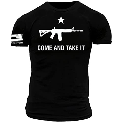 Come and Take it AR 15 Battle Rifle Premium Black Athletic Fit T-Shirt -XX-Large- xx_l-