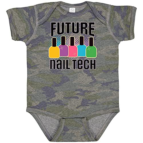 inktastic Future Nail Tech Infant Creeper 12 Months Vintage Camo 34b80