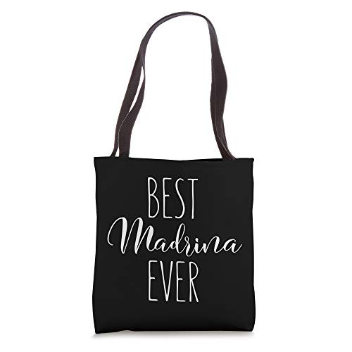 Best Madrina Ever Spanish Godmother Funny Love Madrina Tote Bag