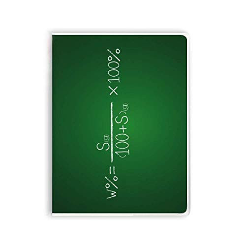 Chemistry Kowledge Solubility Formula Notebook Gum Cover Diary Soft Cover Journal