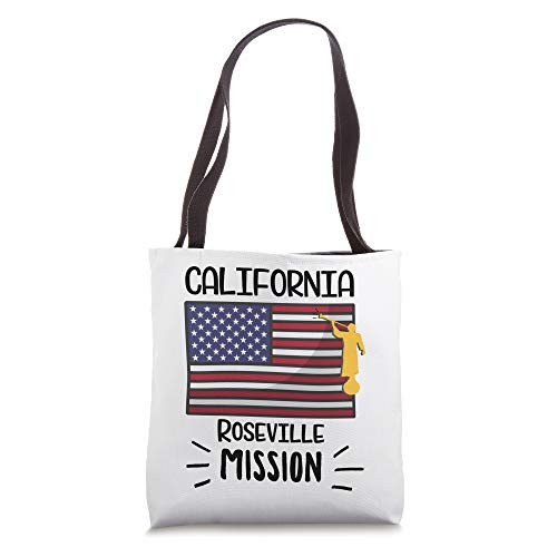 California Roseville Mormon LDS Mission Missionary Gift Tote Bag