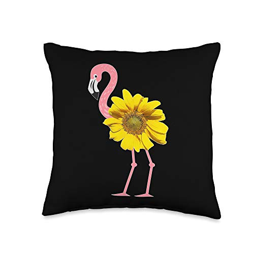 Sunflowers Flamingos Lover Cute Gifts Pink Flamingo Yellow Sunflower Bird Body Throw Pillow- 16x16- Multicolor Sunflowers Flamingos Lover Cute Gifts Pink Flamingo Yellow Sunflower Bird Body Throw Pillow- 16x16- Multicolor