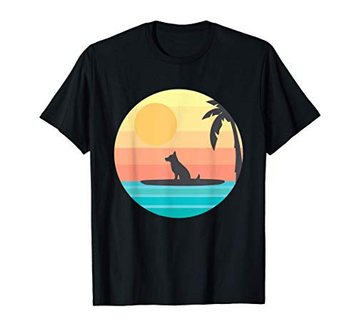 Funny Sup Dog Paddle Board German Shepherd Dog No Text T-Shirt