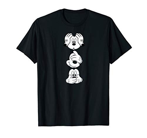 Disney Mickey Mouse Three Faces T-Shirt