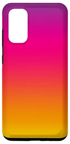 Galaxy S20 Sunset Ombre Gradient Purple Pink Orange Yellow Case