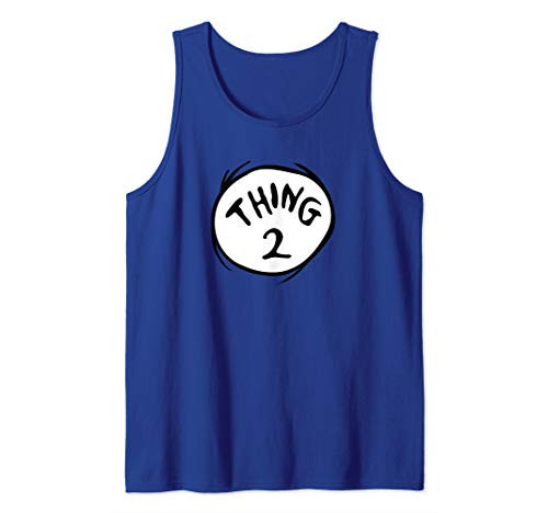 Dr. Seuss Thing 2 Emblem Color Option Tank Top