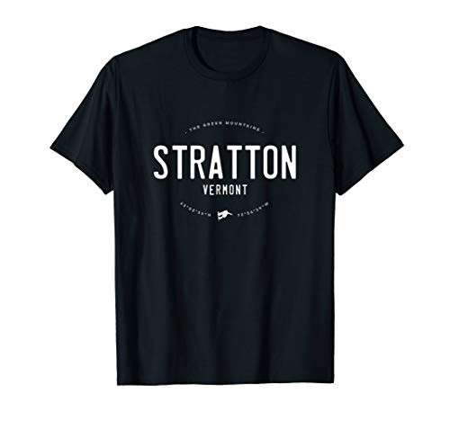 Stratton Vermont Graphic Distressed Vintage Snowboard T-Shirt