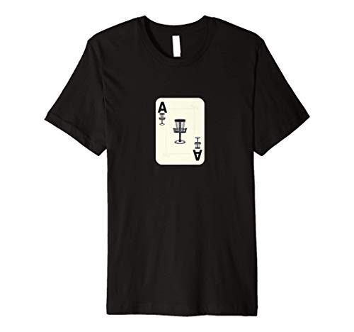 Frisbee Golf Basket Poker Playing Card by Disc Golf City Premium T-Shirt
