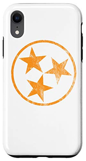iPhone XR Tennessee State Flag Orange White Stars Distressed Knoxville Case iPhone XR Tennessee State Flag Orange White Stars Distressed Knoxville Case