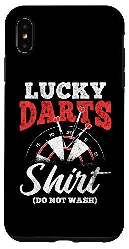 iPhone XS Max Lucky Darts Shirt Dartboard Arrow Darts Case