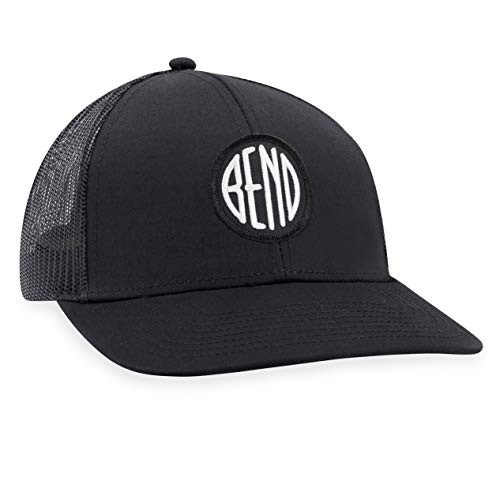 Bend Hat  Bend Trucker Hat Baseball Cap PNW Oregon Snapback Golf Hat -Black-