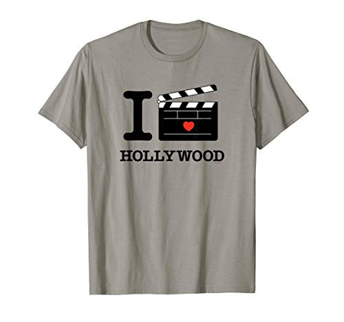 I Love Hollywood- LA California Clapper Board Tee Shirt