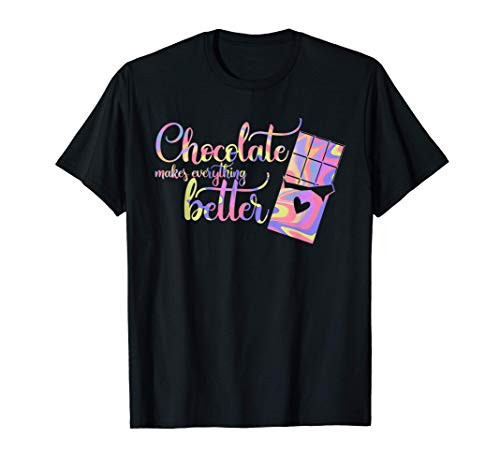 Tie Dye Funny Kitchen Shirts Cooking Chef Chocolate Gift T-Shirt