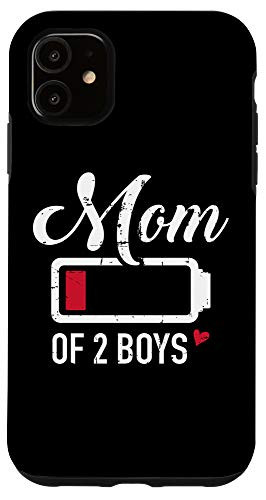 iPhone 11 Mom of 2 boys low battery Case
