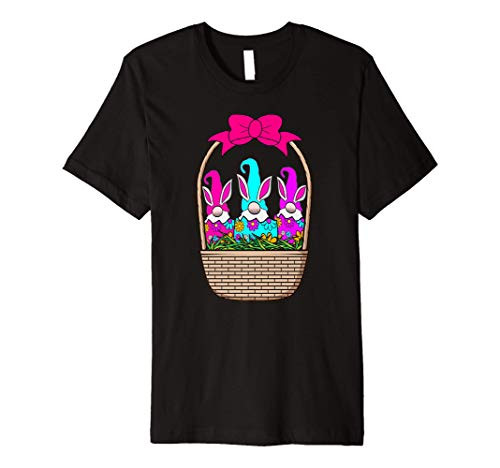 Easter Egg Gnomes Basket Colorful Spring Bunny Ears Rabbit Premium T-Shirt Easter Egg Gnomes Basket Colorful Spring Bunny Ears Rabbit Premium T-Shirt