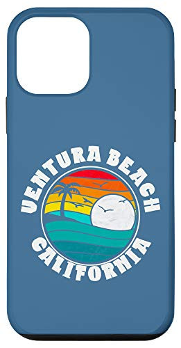 iPhone 12 mini Retro Ventura Beach  and  Surf Graphic 80's Vibe Graphic Case