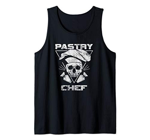 Funny Pastry Chef Cooking Kitchen Tank Top