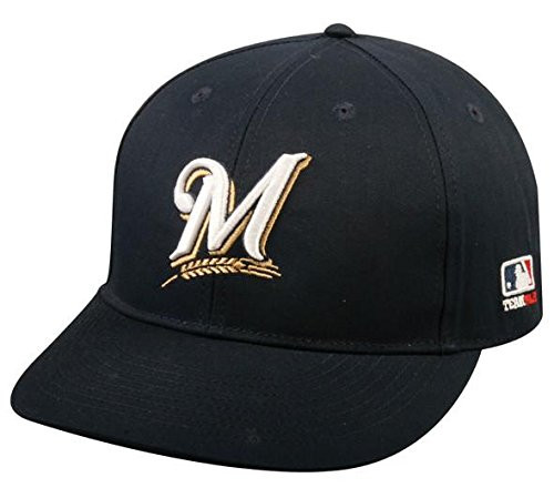 MLB Replica Adult Baseball Cap Various Team Trucker Hat Adjustable MLB Licensed - Milwaukee Brewers - Home