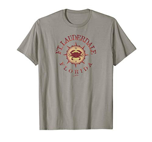 JCombs- Ft. Lauderdale- FL- Blue Crab on Windrose T-Shirt