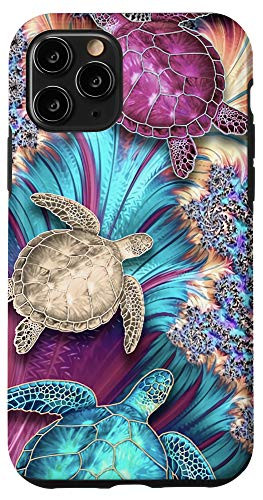 iPhone 11 Pro Magic Sea Turtles Hawaii Summer Beaches Blue Ocean Case