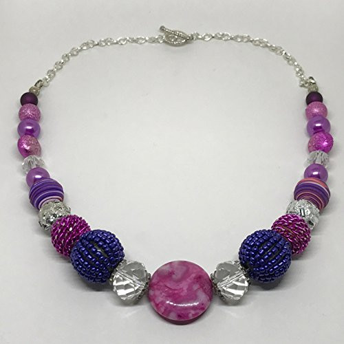 Purple and Pink Fantastically Fun Necklace