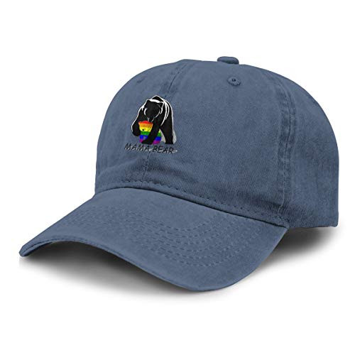 Source Point Gay Pride Mama Bear Unisex Adult Baseball Hat Cowboy Cap Snapback