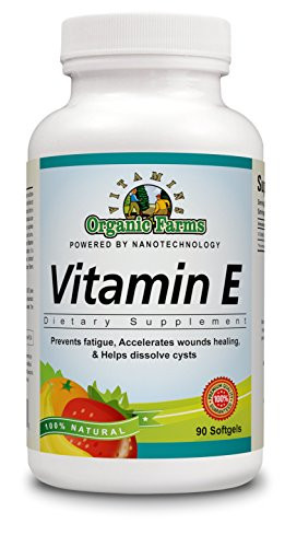 Vitamin E - 90 Tablets -100 percent Natural Dietary Supplement